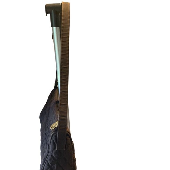 Vera Bradley Chocolate Brown Quilted Vintage Y2K 90s Shoulder Purse Adjustable - Picture 7 of 10